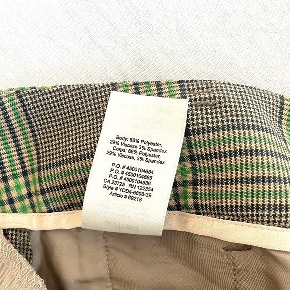 ARITZIA Wilfred Tie Front Plaid Pants - Picture 6 of 10